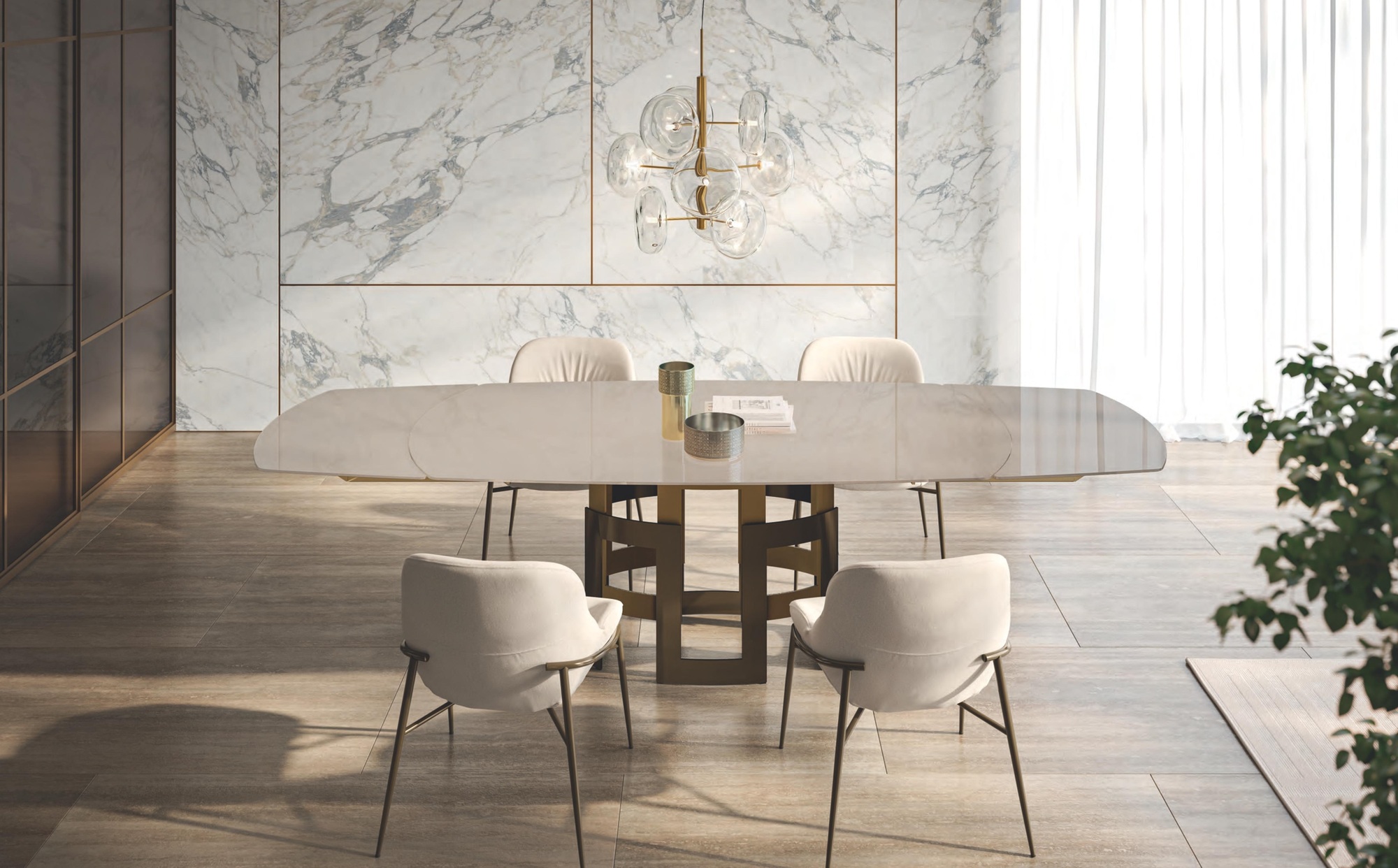 Стол обеденный Imperial 52.38 от Bontempi