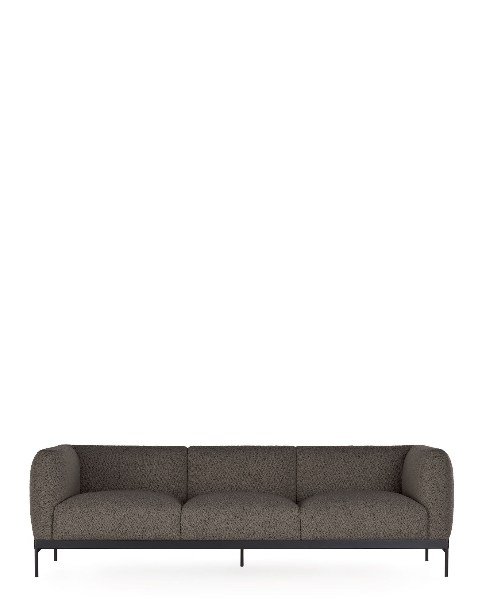 Диван трёхместный Asia (серый) 7277/N3