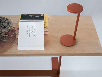 Настольный светильник Oblique Matt Rust