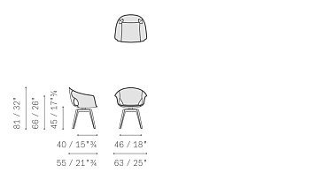 Стул Ginger 550x630x810