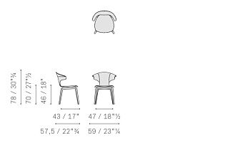 Стул Montera 575x590x780