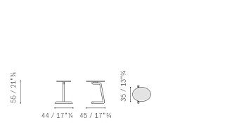 Журнальный стол круглый Fidelio