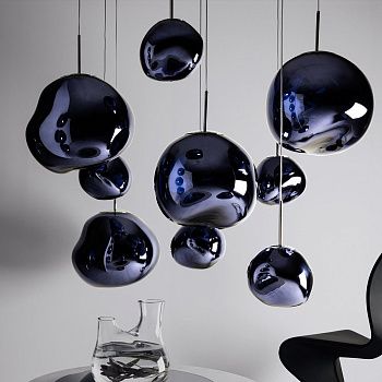 Люстра Melt Led Smoke Pendant MES01SM+LEDP08CHEU