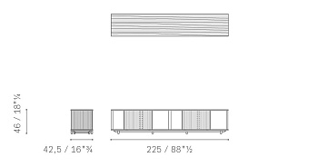 Комод Lloyd 425x2250x460