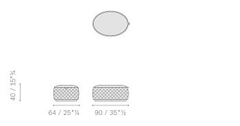 Пуф Grant 640x900x400