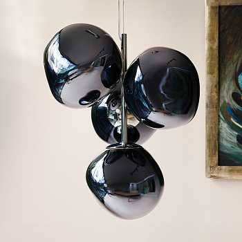 Люстра Melt Led Smoke Chandelier Small MEC01SM-CEUM4