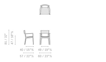 Стул Isadora 570x600x810