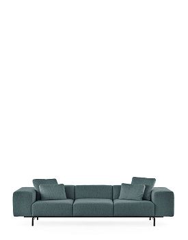 Диван трёхместный Largo Curly (синий) 7160/C4