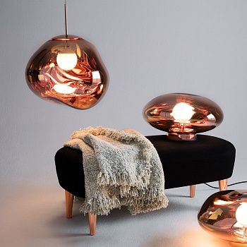 Люстра Melt Led Copper Pendant MES01CO+LEDP08COEU