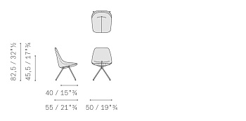 Стул Du 550x500x825