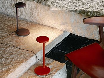 Настольный светильник Oblique Matt Brown