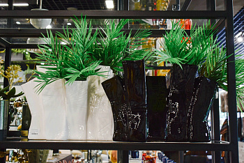 Adriani & Rossi Ваза из керамики Skyline Up Q190 BI