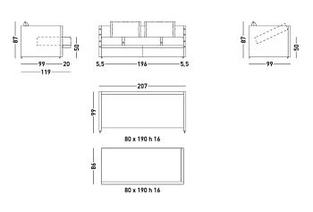 Диван-кровать Iceberg