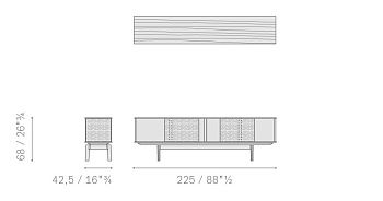 Комод Lloyd Tex 425x2250x680
