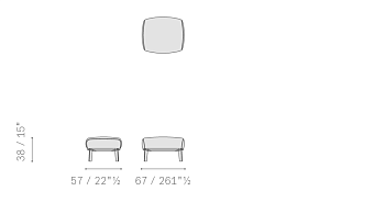 Пуф Archibald 570x670x380