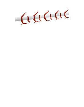 Вешало Hanger 90 Cm (красное) 8174/71