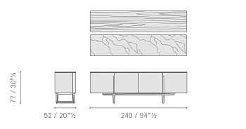 Комод Fidelio 520x2400x770