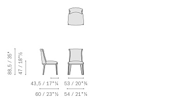 Стул Diva 600x540x885