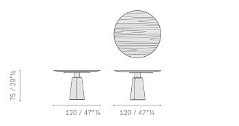 Стол круглый Mesa Due