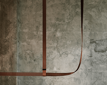 Люстра Belt Fabric Copper Brown Casambi 2000mm