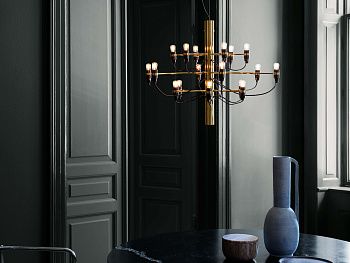 Люстра 2097/18 (frosted bulbs) Brass