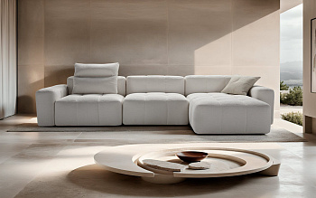 Диван с оттоманкой Quadra