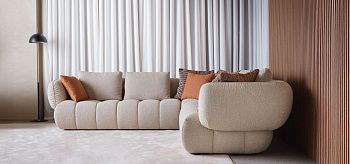 Диван с оттоманкой Abbracci