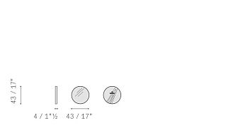 Зеркало круглое Ren 3