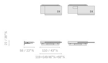Письменный стол прямоугольный Iren