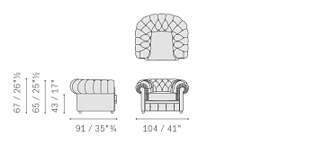 Кресло Ozwald Boateng Chester collection