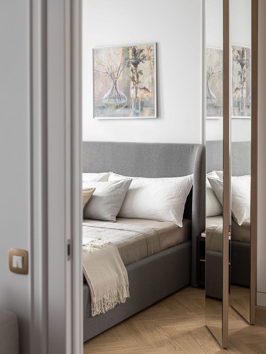 Светлая квартира 58 м² в Москве ЖК «Воробьев дом»