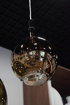 Подвес SKY FALL round medium bronzo lucido