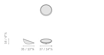 Ваза Pura 350x370x160