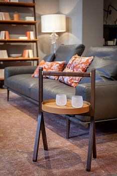 Приставной столик овальный Ren