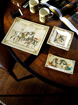 Блюдо для кекса прямоугольное Chevaux du vent Лошади ветра 1751CPCA01