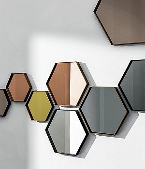 Зеркало Visual hexagonal