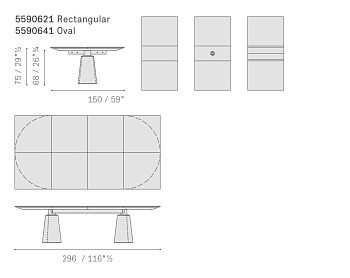 Письменный стол прямоугольный Mesa