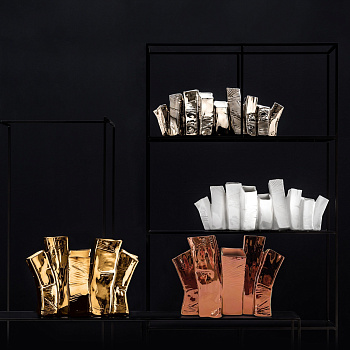 Adriani & Rossi Ваза из керамики Skyline Up Q190 BI