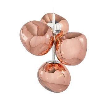 Люстра Melt Led Chandelier Copper Small MES02CO(4)+LEDC04GOEU(1)