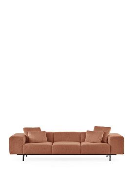 Диван трёхместный Largo Curly (розовый) 7160/C2