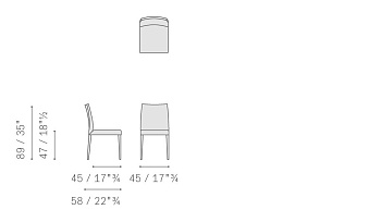 Стул Liz 580x450x890