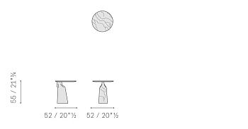 Кофейный столик круглый Ilary