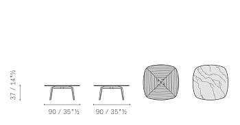 Журнальный стол округлый Fiorile