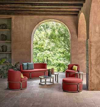 Ethimo Rotin уличный пуф