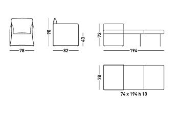 Кресло-кровать LouLou
