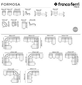 Диван модульный Formosa