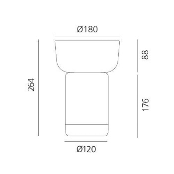 Настольная лампа Bontа беспроводная 0150240A