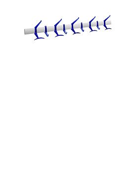 Вешало Hanger 90 Cm (синее) 8174/72