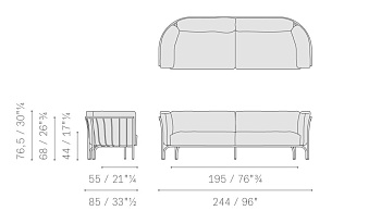 Диван уличный Mirabell