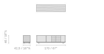Комод Lloyd Tex 425x1700x460